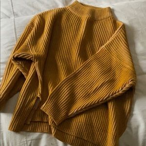 Topshop oversized mock neck sweater